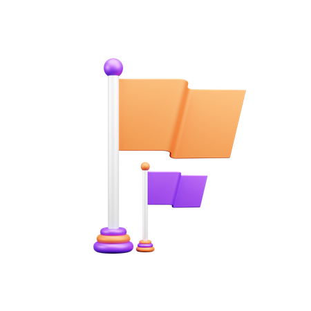 Bandera  3D Icon