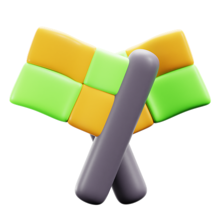 Bandera  3D Icon