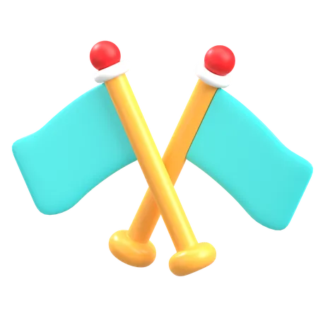 Bandera  3D Icon