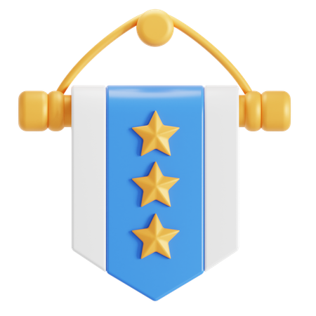 Bandera  3D Icon