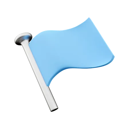 Bandera terminada  3D Icon