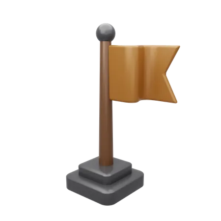 Bandera  3D Icon