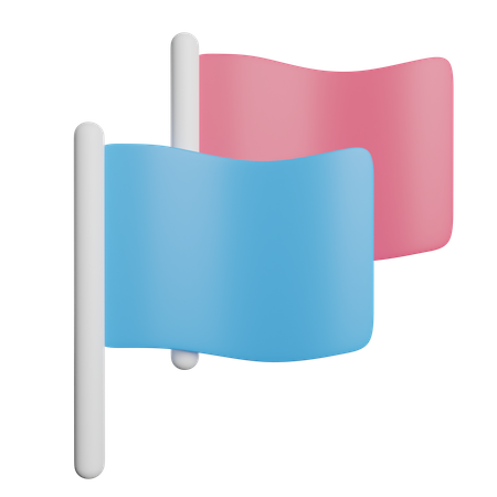 Bandera  3D Icon