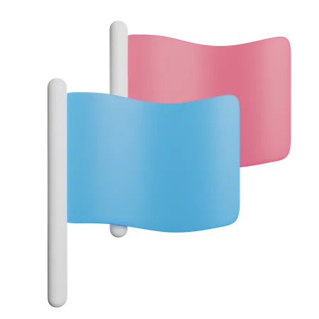 Bandera  3D Icon