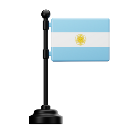 Bandera argentina  3D Icon