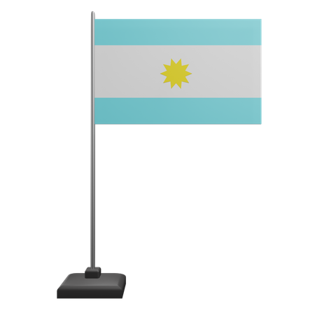 Bandera argentina  3D Icon