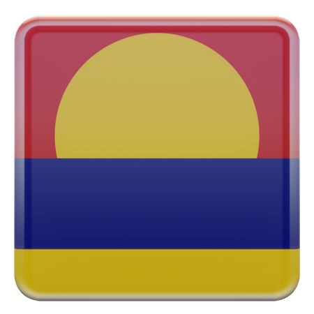 Bandera del atolón de palmira  3D Flag