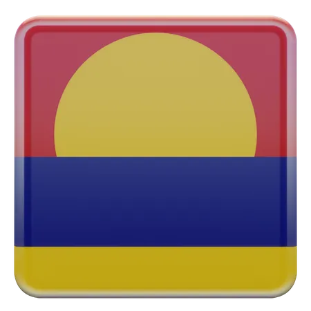 Bandera del atolón de palmira  3D Flag