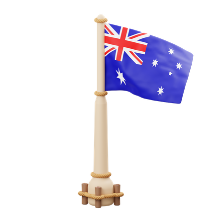 Bandera de australia  3D Icon