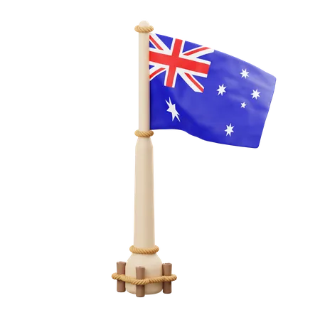 Bandera de australia  3D Icon