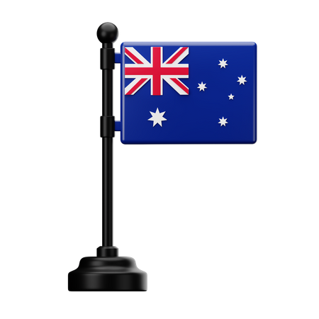 Bandera de australia  3D Icon