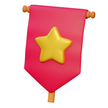 Bandera bandera  3D Icon