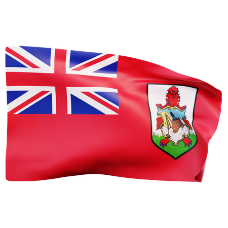 Bermudas bandera  3D Icon