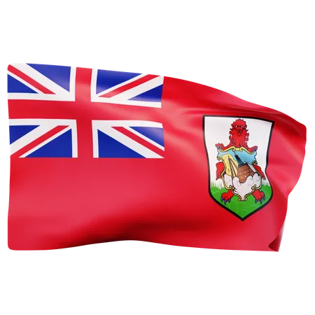 Bermudas bandera  3D Icon