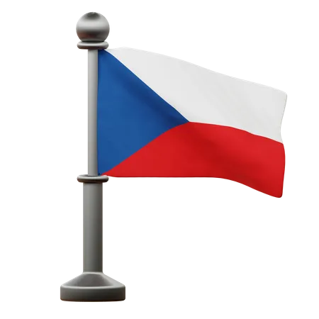 Bandera checa  3D Icon