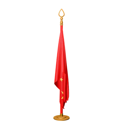 Bandera china  3D Icon