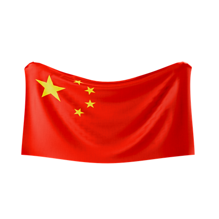 Bandera china  3D Icon