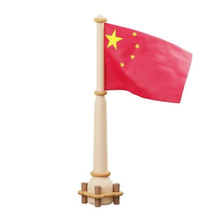 Bandera china  3D Icon
