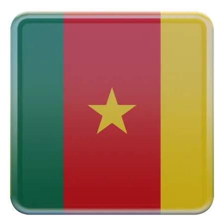 Bandera de la Plaza de Camerún  3D Icon