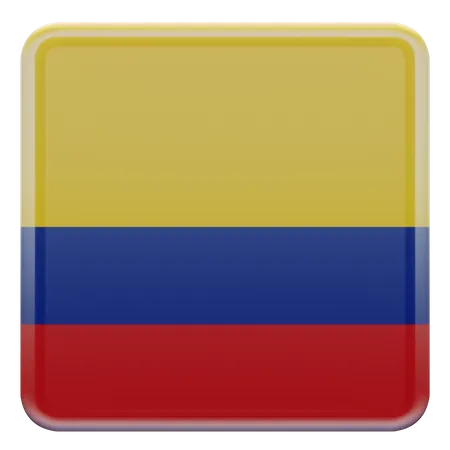 Bandera de la Plaza de Colombia  3D Icon