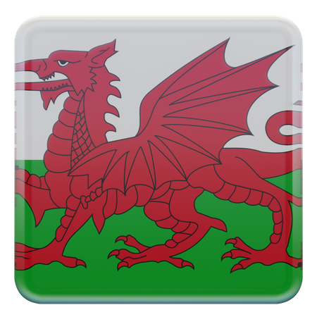 Bandera de la Plaza de Gales  3D Icon