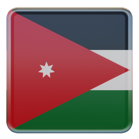 Bandera de la Plaza de Jordania  3D Icon