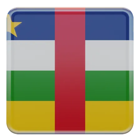 Bandera de la Plaza de la República Centroafricana  3D Icon