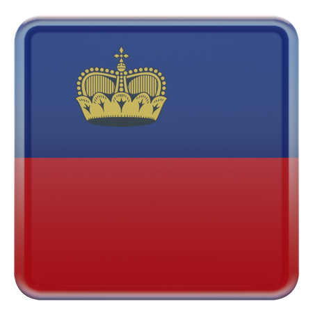 Bandera de la Plaza de Liechtenstein  3D Icon