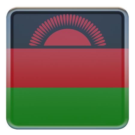 Bandera de la Plaza de Malawi  3D Icon