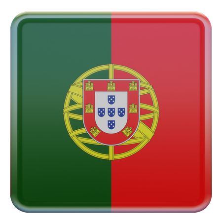 Bandera de la Plaza de Portugal  3D Icon