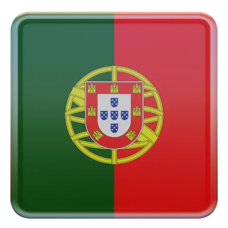 Bandera de la Plaza de Portugal  3D Icon