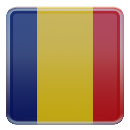 Bandera de la Plaza de Rumania  3D Icon