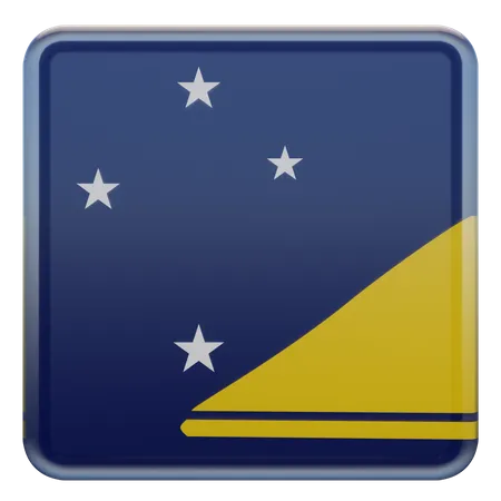Bandera de la Plaza de Tokelau  3D Icon