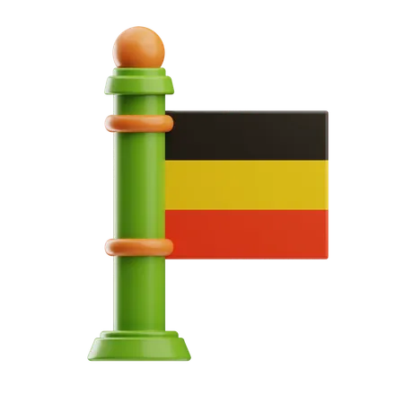 Bandera de alemania  3D Icon