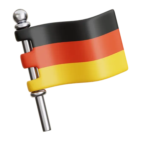 Bandera de alemania  3D Icon