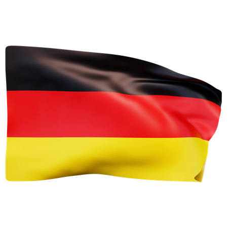 Bandera de alemania  3D Icon