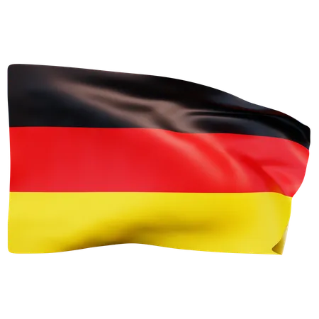 Bandera de alemania  3D Icon