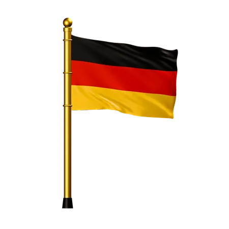 Bandera de alemania  3D Icon