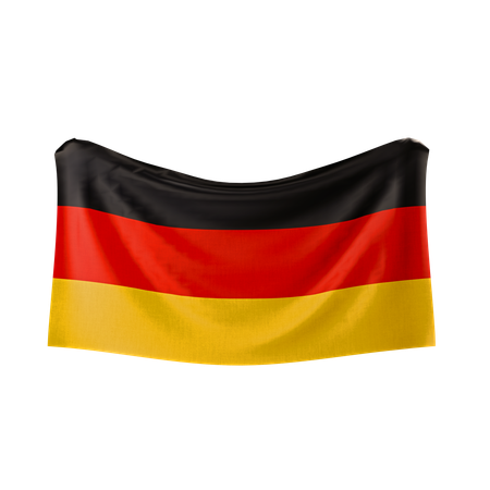 Bandera de alemania  3D Icon