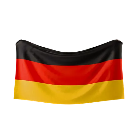 Bandera de alemania  3D Icon