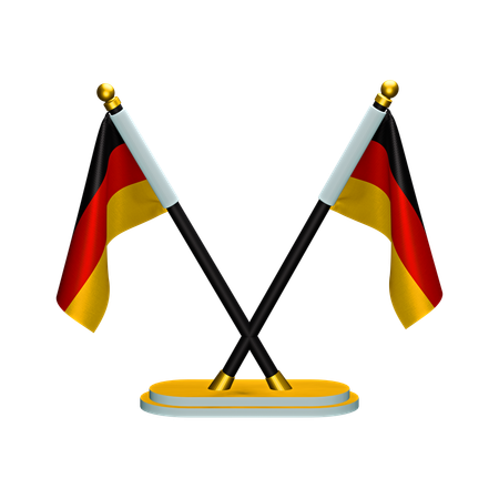 Bandera de alemania  3D Icon