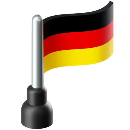 Bandera de alemania  3D Icon