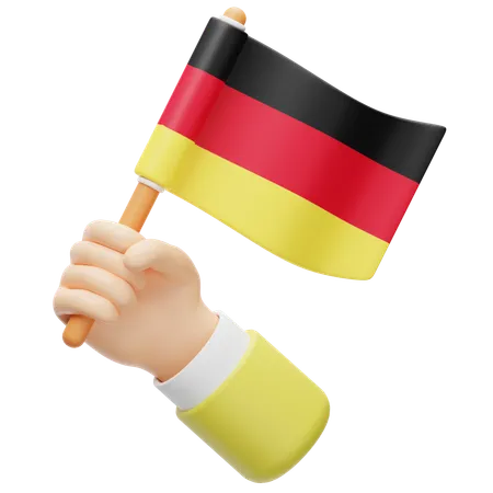 Bandera de alemania  3D Icon