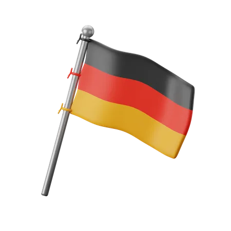 Bandera de alemania  3D Icon