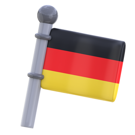 Bandera de alemania  3D Icon