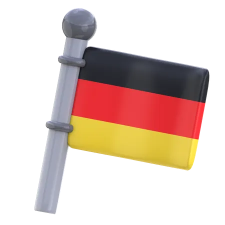 Bandera de alemania  3D Icon