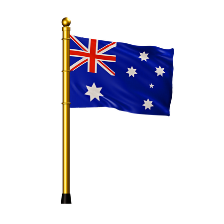 Bandera de australia  3D Icon