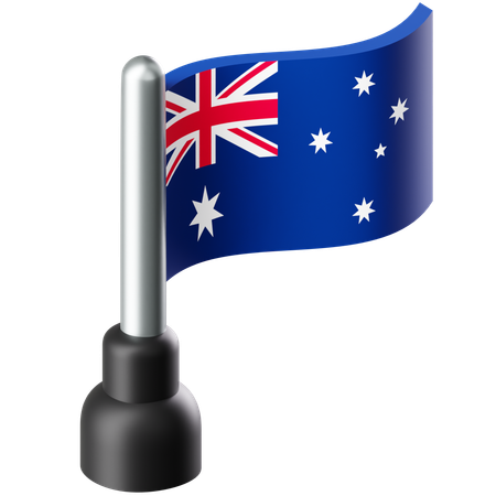 Bandera de australia  3D Icon