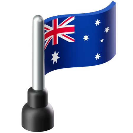 Bandera de australia  3D Icon