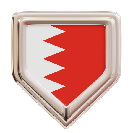 Bandera de bahrein  3D Icon